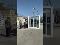 ساختار فولادی 20FT خانه های پیش ساخته شده نصب آسان و سریع امکان پذیر است