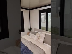 ساخت سریع پیش ساخته خانه های مخزن کوچک گسترش پذیر سقف فلزی لوله دار