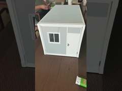 محیط زیست دوستانه پیش ساخته خانه تاشو کوچک کاروان کانتینر ضد آب و هوا