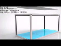 خانه های کانتینر کاروان قابل انعطاف و ضد آب