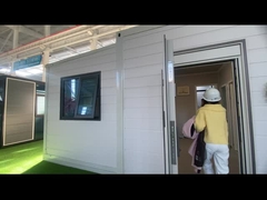 درجه 8 مقاومت در برابر زلزله 20FT خانه های ساخته شده با پنجره آلومینیوم پل شکسته