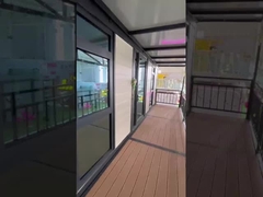 طراحی داخلی سفارشی 40ft کانتینر قابل گسترش خانه با دو اتاق 20-30 سال دوام