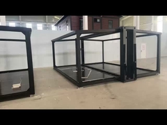 بیش از 20 سال طول عمر 20FT خانه های پیش ساخته با درب فولادی / پل شکسته آلومینیوم درب های دوگانه