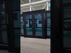 درجه 8 مقاومت در برابر زلزله 20FT خانه های ساخته شده با پنجره آلومینیوم پل شکسته