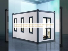 خانه های پیش ساخته قابل گسترش با 18.5 متر مربع و نیاز به حمام سفارشی