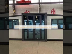 خانه پیش ساخته قابل توسعه 20 فوتی با قاب فولادی گالوانیزه