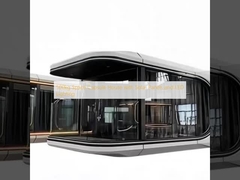 خانه کپسول فضایی 500 کیلوگرم با پنل های خورشیدی و نوردهی LED