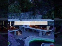 کاپسول فضایی خانه 8 تن با پرده الکتریکی بدون پایه