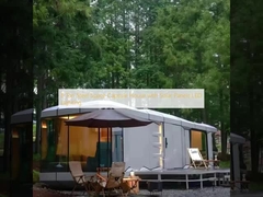 خانه کپسولی فضایی فولادی 8 تنی با پنل های خورشیدی و روشنایی LED