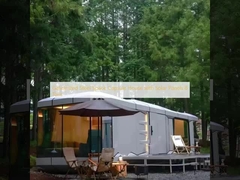 خانه کپسول فضایی فولادی گالوانیزه با پنل های خورشیدی 8 تن