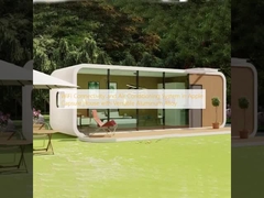 اتصال وای‌فای و سیستم تهویه مطبوع در خانه کپسولی اپل با آلیاژ آلومینیوم چند منظوره