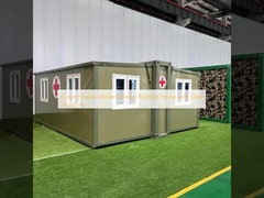 خانه پیش‌ساخته تاشوی مدرن و قابل تنظیم با سازه فولادی