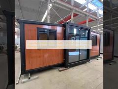 خانه های پیش ساخته قابل گسترش با 2 KN / m2 بارگذاری کف رنگ ضد آب لبه های مهر و موم و اندازه سفارشی