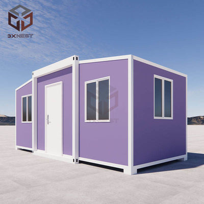 خرید خانه های پیش ساخته ای قابل گسترش 10FT خانه کانتینری عایق online manufacture