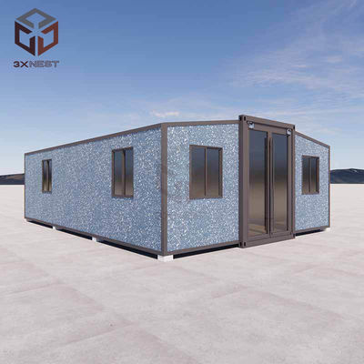 خرید 56 متر مربع خانه ساختمانی قابل گسترش خانه کانتینر حمل و نقل خانه کوچک قابل گسترش online manufacture