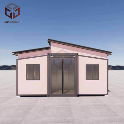 خرید خانه های پیش ساخته قابل تاشو قابل حمل قابل تاشو خانه کانتینر مقاومت باد online manufacture