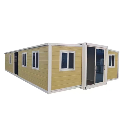 خرید White Expandable Prefab Homes with Customizable Size and Steel Construction online manufacture