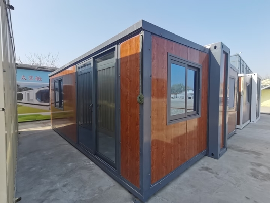 خرید Customizable Expandable Prefab Homes with 18.5 Square Meter Size and 2 KN/m2 Loading Capacity in Steel Construction online manufacture