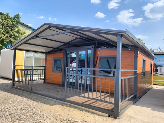 خرید 40ft Expandable Container Home with 2200mm Fold Size 5900x6300x2480mm Extended Size and Accessories Included online manufacture