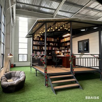 خرید Temporary Housing Solution Collapsible 20ft Container House with Canopy تولید آنلاین