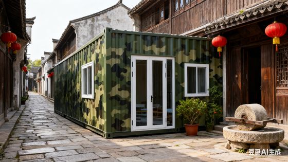 خرید کف 18mm ضد آتش سیمنتی فیبر تاشو 20ft کانتینر 37 متر مربع تولید آنلاین