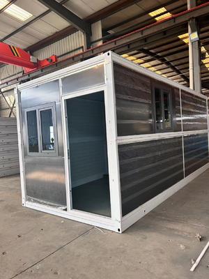 خرید Permanent Flat Pack Folding House Eco-Friendly and Structured Surface with Electrostatic Spraying White تولید آنلاین