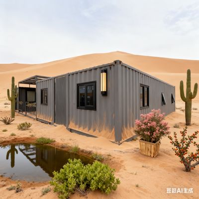 خرید 40ft Expandable Container Home with 18mm Thick Fireproof Cement Fiber Floor and 72m² Floor Area Expandable to L11800*W6220*H2480mm تولید آنلاین