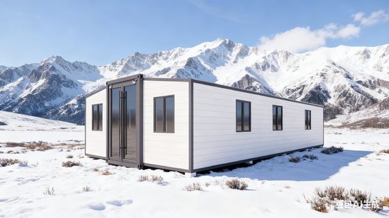 خرید 40ft Expandable Container Home with Bamboo Plywood 18mm Thick Floor 72 Square Meters Floor Area for 3-6 People Accommodation تولید آنلاین