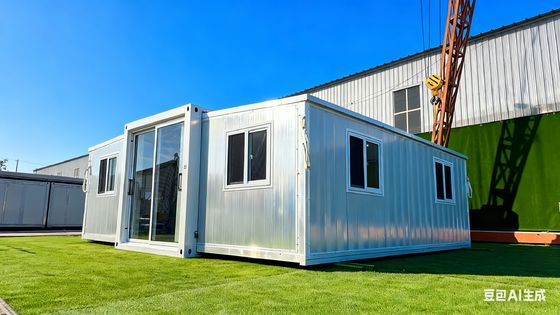 خرید Foldable 20ft Container with 80*100*2.5mm Square Tube Bottom Side Beam and L5900*W2220*H2480mm Folded Size تولید آنلاین