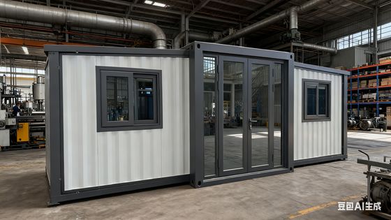 خرید Customizable Luxury Foldable 20ft Container with 2.0mm Top Beam and 0.60KN/M² Wind Resistance تولید آنلاین