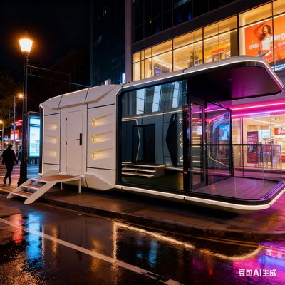 خرید 3460 Width Space Capsule House with 7 Tons Net Weight and 29.6 Square Meters Floor Area تولید آنلاین