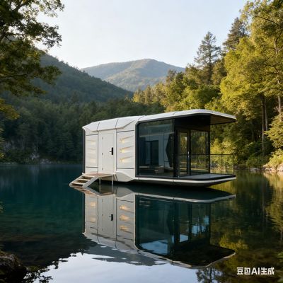 خرید Modern Space Pod with 9mm European Pine Board 3400mm Height Accommodating 2 People تولید آنلاین