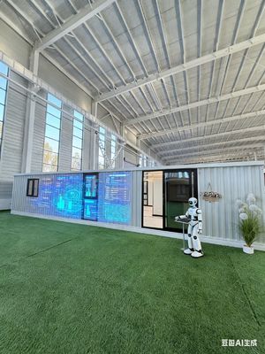 خرید 40ft Expandable Container Home with Internal Dimensions L11540 * W6060 * H2240 Mm, 18 Thick Fireproof Cement Fiber Floor, and Bull 30 * 30 Flat Lamp تولید آنلاین