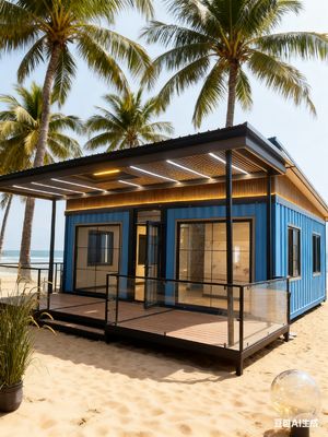 خرید Expandable Container House with 5.5 Tons Net Weight 100mm Thick Wall and Thermally Broken Aluminum Inverted Window تولید آنلاین