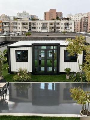 خرید Compact 18.5 Square Meters Foldable Modular Homes with 75mm EPS Sandwich Panels and More Than 30 Years Life تولید آنلاین