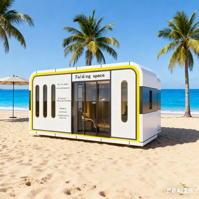 خرید Waterproof Apple Capsule House with Aluminum Single Panel Door and Polyurethane Filled Insulation تولید آنلاین