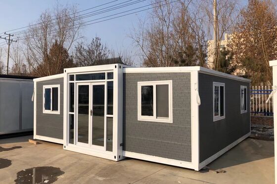 خرید Foldable 20ft Container with Galvanized Light Steel Frame 1,172 Cubic Feet Capacity and Wet-Dry Separation Bathroom Ideal for Prefab Tiny Homes تولید آنلاین