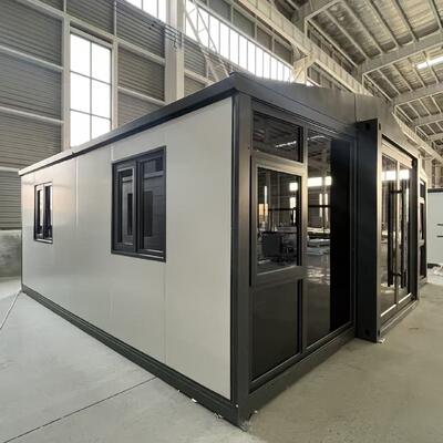 خرید کانتینر تاشو 20 فوت با طول عمر 30-40 ساله، طراحی ضد آب و ضد بادی و اجزای از پیش جمع آوری شده برای زندگی ماژولار تولید آنلاین
