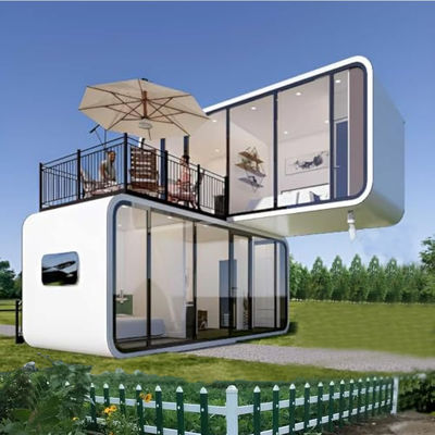 6m Apple Capsule House کابین کانتینر ساختاری فولادی گالوانیزه