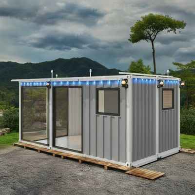 ضد خوردگی تبدیل شده خانه کانتینر پیش ساخته خانه ماژولار 20ft