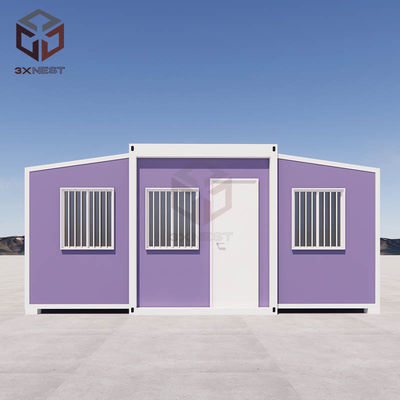 خانه کانتینری قابل گسترش مقاوم در برابر آتش با مقاومت در برابر زلزله سطح 8