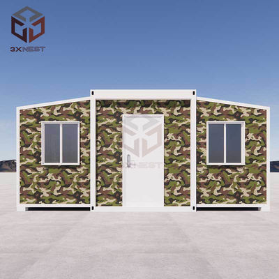 خانه کانتینر قابل گسترش ضد آتش با صفحه فولادی رنگی T65mm EPS
