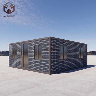 ODM 40ft Flat Pack قابل گسترش خانه تاشو حمل و نقل خانه های کانتینر