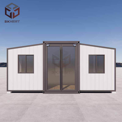 30FT خانه کانتینر بزرگ و لوکس با آشپزخانه و حمام