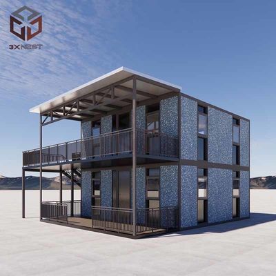 مقاومت باد خانه های پوششی ماژولار Flat Pack خانه های پیش ساخته OEM