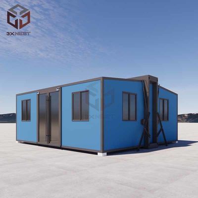 خانه تاشو کوچک مقاوم در برابر زلزله 27.5m2 2 اتاق خواب 1 توالت