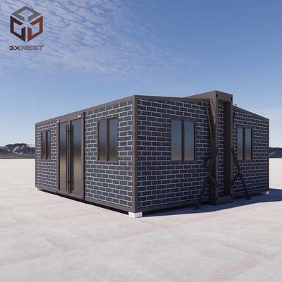 50mm EPS سقف پیش ساخته قابل جمع کردن خانه کوچک کانتینر با ساندویچ پانل