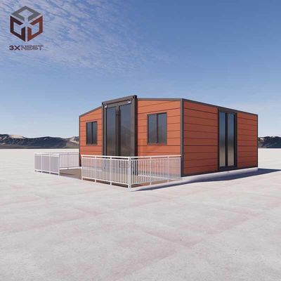 20FT خانه پیش ساخته با درب های فولادی / آلومینیومی