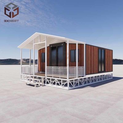درجه 8 مقاومت در برابر زلزله خانه ی ساخته شده ی لوکس با طرح سقف قابل تنظیم