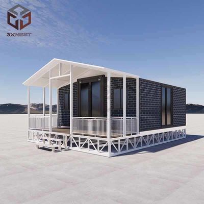 خانه کانتینری دو بالان با بالکن راه حل مسکونی نوآورانه و پایدار